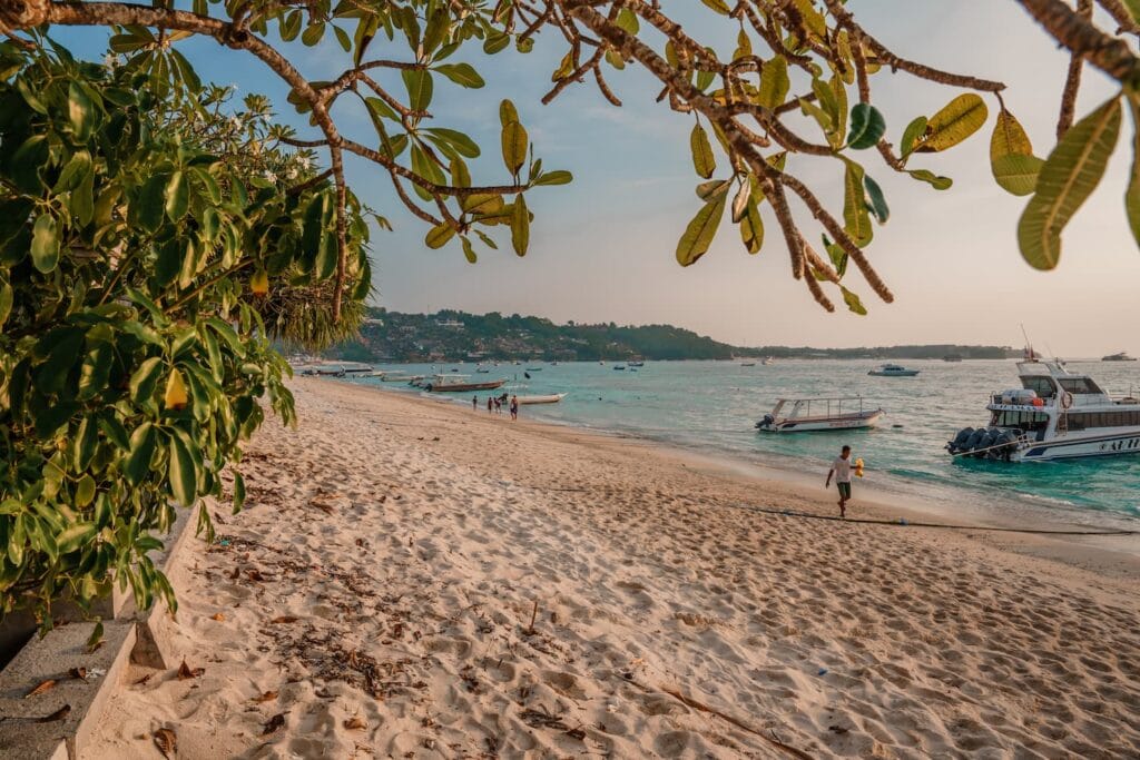Jungutbatu Beach is the best area to stay in Nusa Lembongan for nighlife.